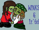 Chibi Winks and It'zel