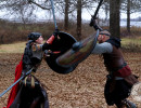 Adara and Rione Sparring