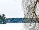 Frozen lake