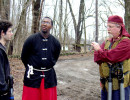 Meeting between Lord Phaedrus, Master Shen, and Captain Horvath