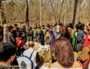 Gathering around the Tomb of Travance