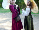 Lilliana and Delphi with Their Parasols